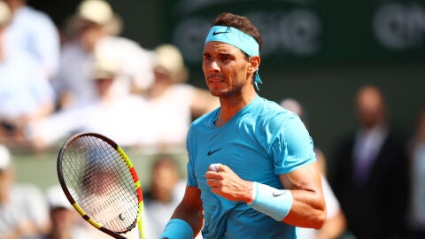 Rafa Nadal celebra la victoria
