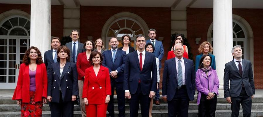 Foto de familia del Gobierno de Pedro Sánchez Foto de familia del Gobierno de Pedro Sánchez