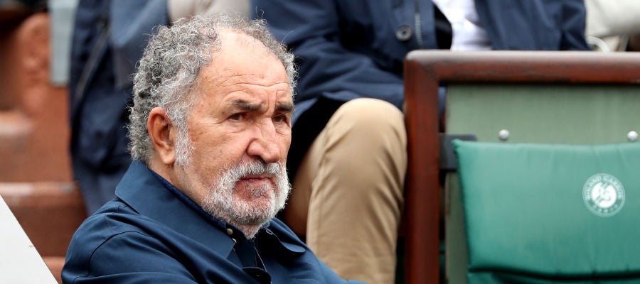 Ion Tiriac, en un partido de Roland Garros Ion Tiriac, en un partido de Roland Garros