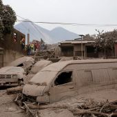 Volcán de Fuego en Guatemala