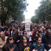 Manifestación de interinos temporales en Madrid