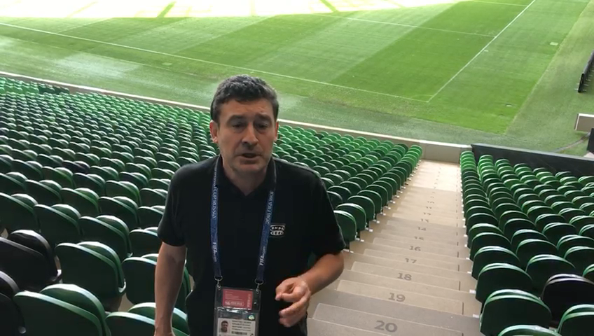 <p>Alfredo Martínez: "Esperemos que mejore el fútbol de la selección española y arranque el Mundial con mucho mejor resultado"</p> <p>Alfredo Martínez: "Esperemos que mejore el fútbol de la selección española y arranque el Mundial con mucho mejor resultado"</p>