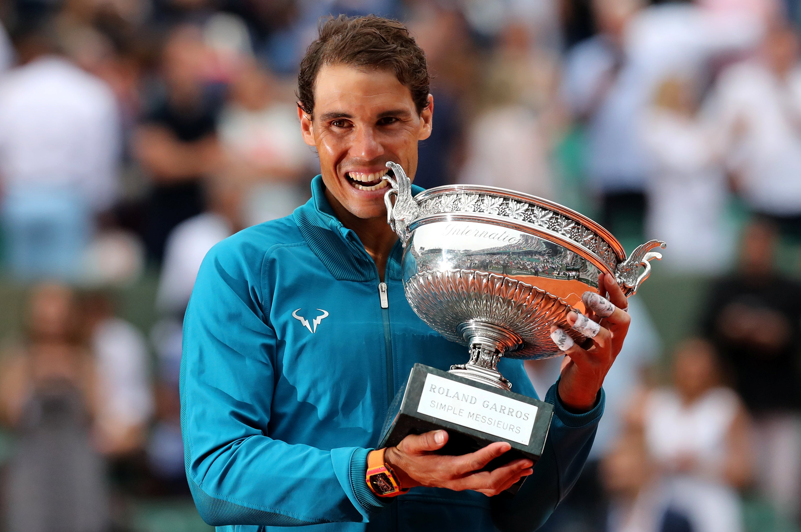 <p>Nadal gana su undécimo Roland Garros ante Thiem</p> <p>Nadal gana su undécimo Roland Garros ante Thiem</p>