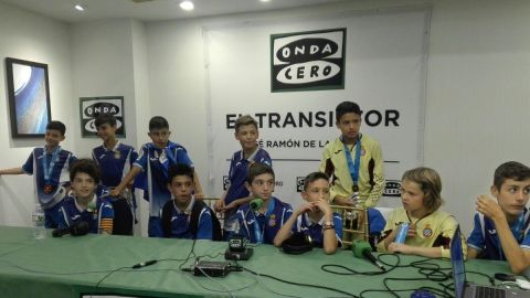 Los jugadores del Espanyol, campeones del IV Torneo Internacional de LaLiga Promises