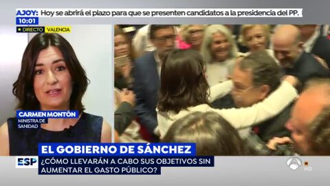 Carmen Mont&oacute;n, ministra de Sanidad