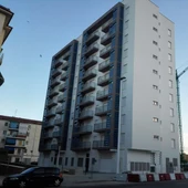Primer bloque de viviendas de San Antón de Elche. Primer bloque de viviendas de San Antón de Elche.
