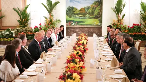 El primer ministro de Singapur, Lee Hsien Loong, y el presidente de EEUU, Donald Trump El primer ministro de Singapur, Lee Hsien Loong, y el presidente de EEUU, Donald Trump