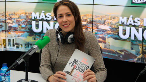 Silvia Barrera en los estudios de Onda Cero Silvia Barrera durante una entrevista en Onda Cero