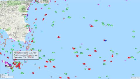 Posici&oacute;n del Aquarius