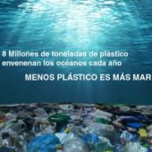 Plásticos en el mar