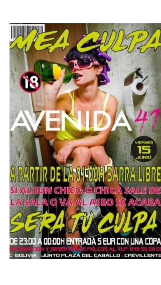 Cartel de discoteca de Crevillent denunciado como sexista después de ser añadido el término 'chico'