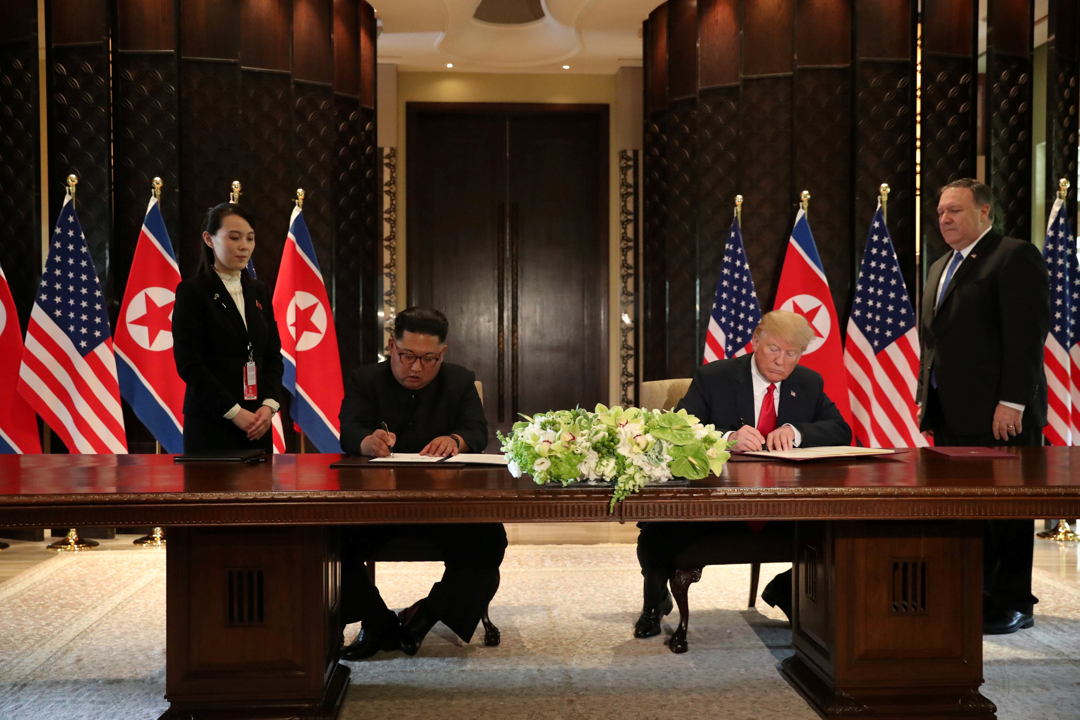 <p>Corea del Norte se compromete a su desnuclearización, tras el acuerdo con EEUU</p> <p>Corea del Norte se compromete a su desnuclearización, tras el acuerdo con EEUU</p>