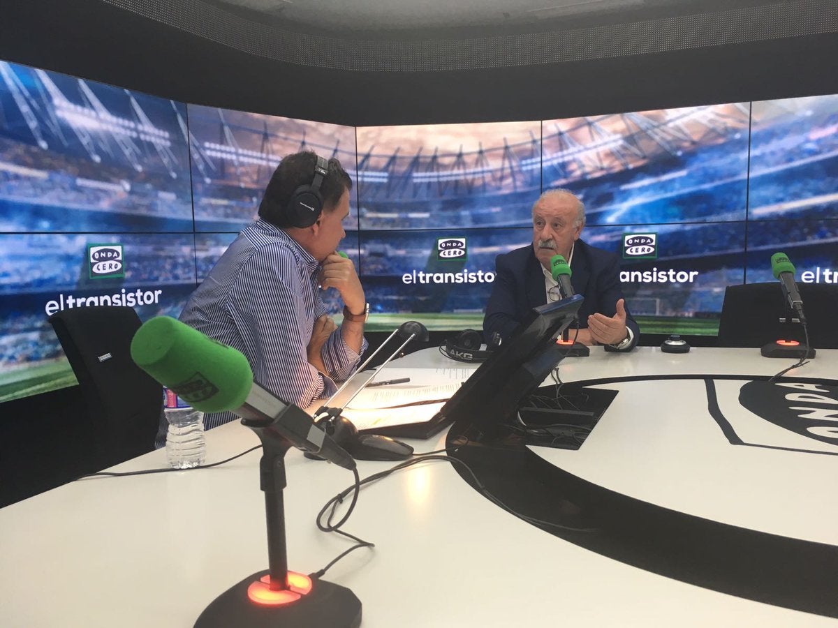 Entrevista completa de De la Morena a Vicente Del Bosque en El Transistor Entrevista completa de De la Morena a Vicente Del Bosque en El Transistor