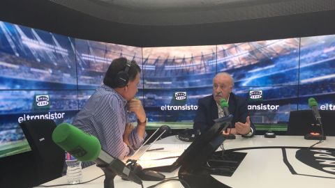 Vicente del Bosque junto a Jos&eacute; Ram&oacute;n de La Morena