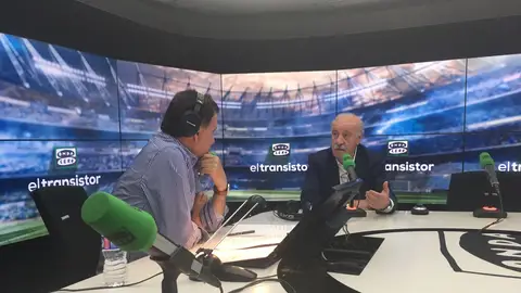 Vicente del Bosque junto a José Ramón de La Morena Vicente del Bosque junto a José Ramón de La Morena