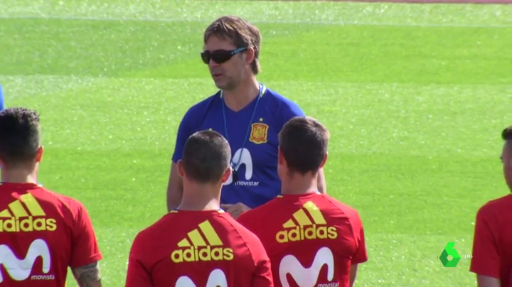 Algunos jugadores de la Selección Española no quisieron parar la marcha de Julen Lopetegui Algunos jugadores de la Selección Española no quisieron parar la marcha de Julen Lopetegui