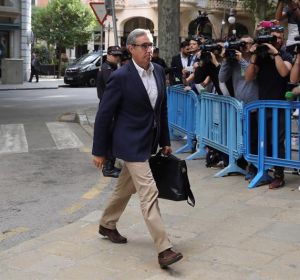 Diego Torres, a su llegada a la Audiencia de Palma Diego Torres, a su llegada a la Audiencia de Palma
