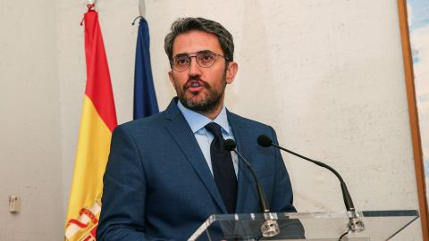 El ministro de Cultura y Deporte, M&agrave;xim Huerta