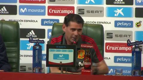 <p>Hierro tras ser preguntado por ir al Real Madrid: "No mates a Rubiales de un infarto"</p>