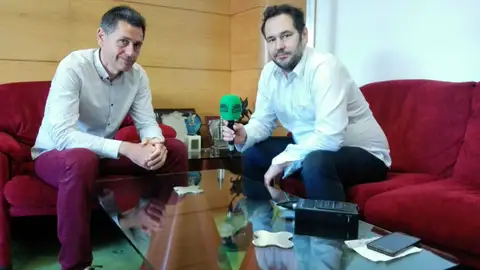 Víctor Alonso y Fran Díez Entrevista al director general del Racing
