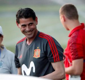 El nuevo seleccionador español, Fernando Hierro. El nuevo seleccionador español, Fernando Hierro.