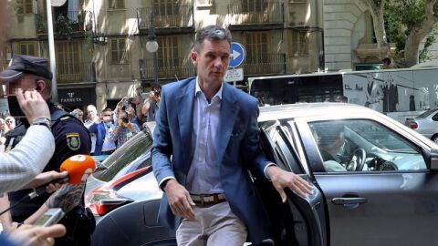 I&ntilde;aki Urdangarin, a su llegada a la Audiencia de Palma