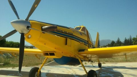 Avioneta del mismo modelo que la desaparecida en Pollen&ccedil;a 