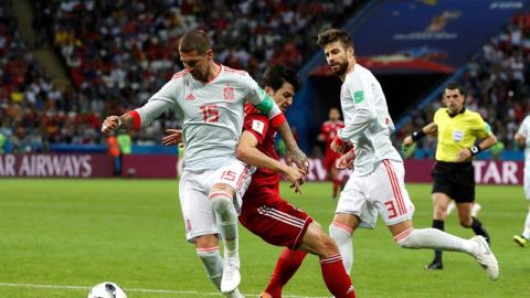 El capit&aacute;n de la Selecci&oacute;n espa&ntilde;ola, Sergio Ramos. 