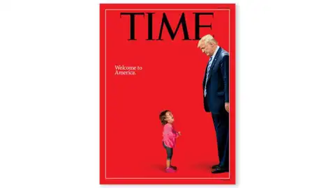 La portada de 'Time' contra la política migratoria de Trump La portada de 'Time' contra la política migratoria de Trump