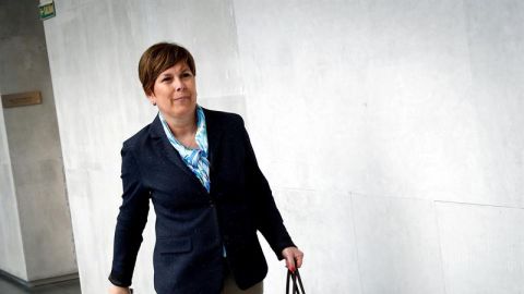 La presidenta del Gobierno foral, Uxue Barkos.
