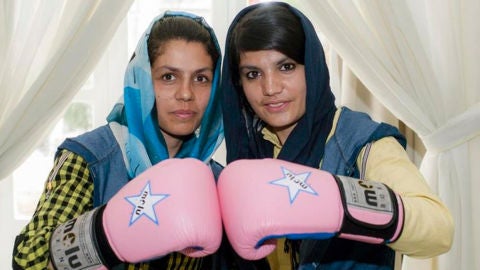 Shabnam y Sadaf, las hermanas afganas boxeadoras