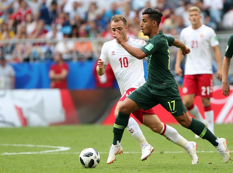 <p>Dinamarca cede un empate y deja vivo a Australia en el Mundial de Rusia 2018</p> <p>Dinamarca cede un empate y deja vivo a Australia en el Mundial de Rusia 2018</p>