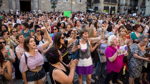 Imagen de las protestas por la sentencia de 'La Manada'
