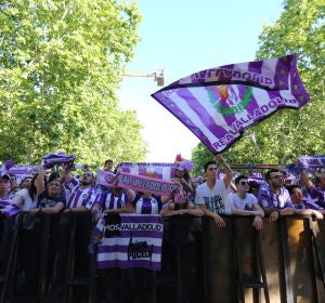 Celebración del ascenso a Primera División del Real Valladolid Celebración del ascenso a Primera División del Real Valladolid