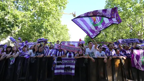 Celebración del ascenso a Primera División del Real Valladolid Celebración del ascenso a Primera División del Real Valladolid