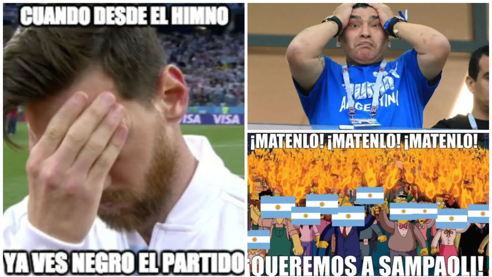 Los 'memes' de la debacle de Argentina ante Croacia