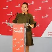 Pilar Espadas, portavoz del PSOE provincial