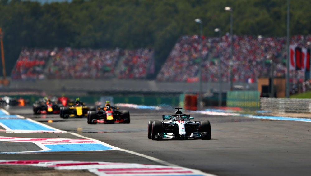 Hamilton, delante de todos en el GP de Francia