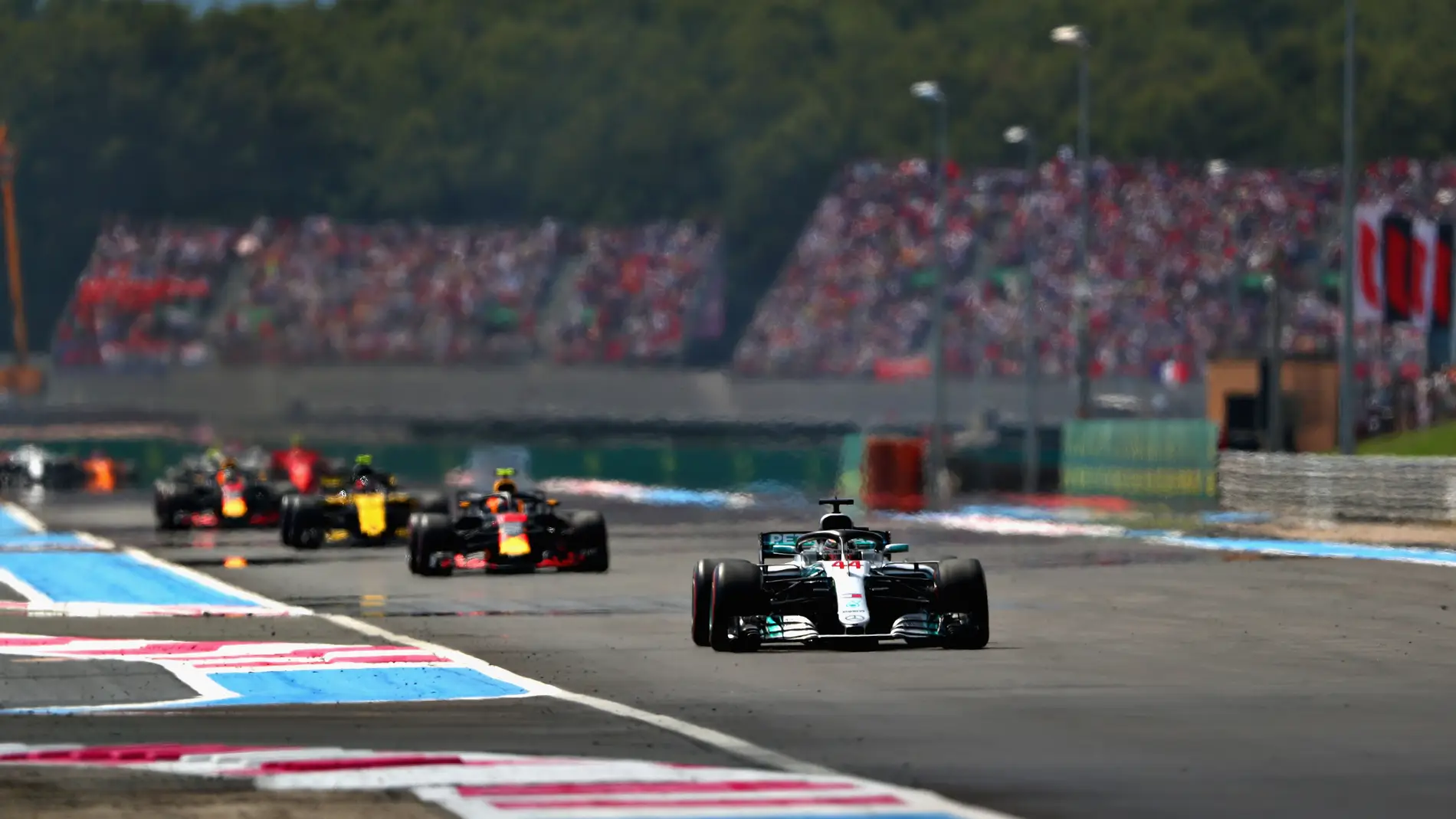 Hamilton, delante de todos en el GP de Francia