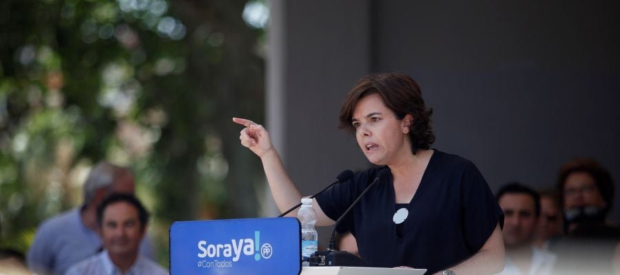 La candidata a presidir el PP, Soraya Sáenz de Santamaría La candidata a presidir el PP, Soraya Sáenz de Santamaría