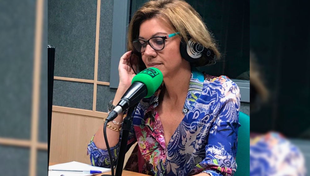 María Dolores de Cospedal durante una entrevista en Onda Cero