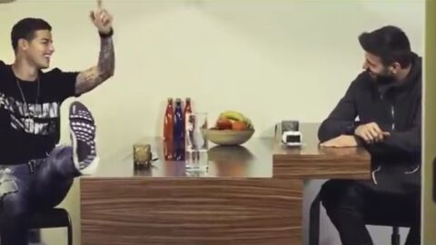 Piqu&eacute; entrevista a James Rodr&iacute;guez