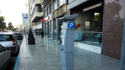 M&aacute;quina de la ORA en Elche