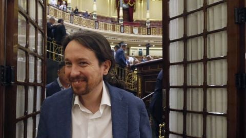 El l&iacute;der de Podemos, Pablo Iglesias