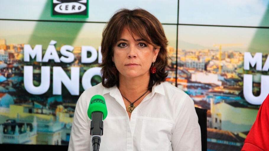 La ministra de Justicia, Dolores Delgado, durante una entrevista en Onda Cero