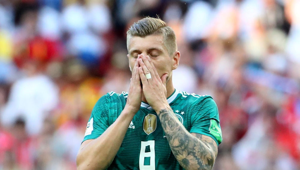 Kroos se lamenta tras la eliminación de Alemania