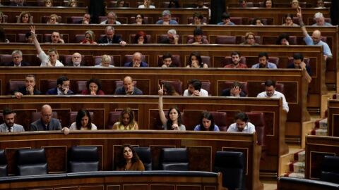 Imagen del Congreso durante la votaci&oacute;n de las enmiendas de los Presupuestos Generales del Estado 2018