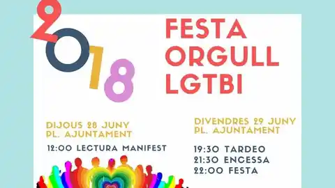 Vall d’Uixó celebra el Orgullo LGTBI con actos reivindicativos y festivos. VALL D'UIXÓ