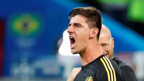 Courtois, portero de la Selección de Bélgica. Courtois, portero de la Selección de Bélgica.
