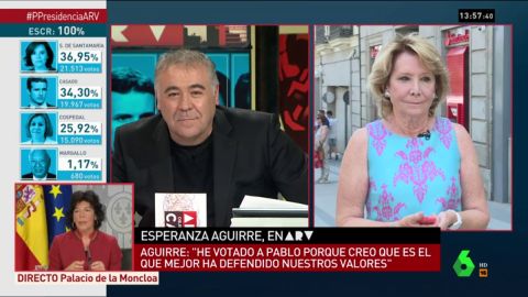 Esperanza Aguirre en Al Rojo Vivo